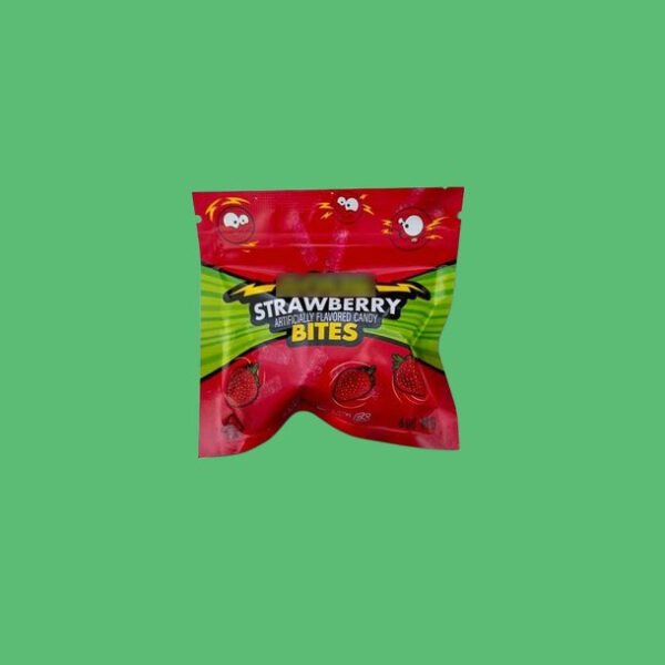 Buy SOUR STRAWBERRY BITES - Weed Edibles (Edibles) - UK online dispensary