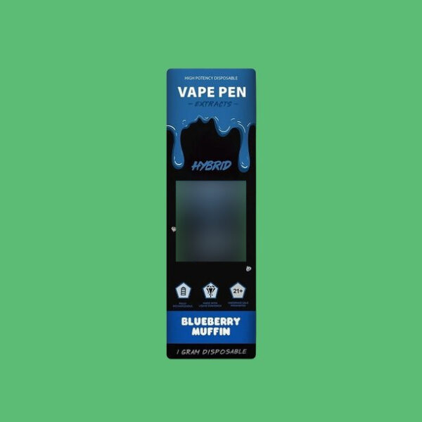 Buy THC Vape Pen Packwoods x Blueberry Muffin 1ml (Vapes) - UK online dispensary