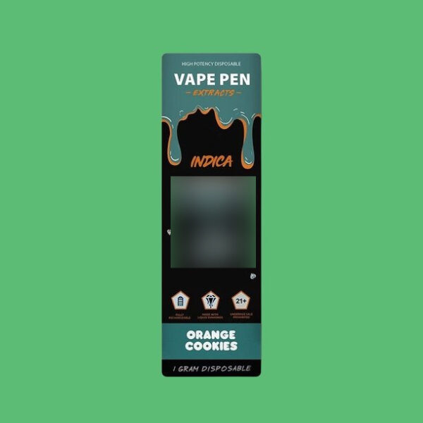 Buy THC Vape Pen Packwoods x Orange Cookies 1ml (Vapes) - UK online dispensary