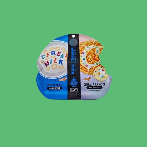 Buy Dual Chamber THC Vape Pen 0.5+0.5ml CEREAL MILK & CEREAL A LA MODE (Vapes) - UK online dispensary