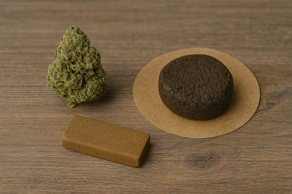 Cannabis Concentrates in the UK: Live Rosin, Shatter, Badder & Hashish Compared - weed-market UK guide