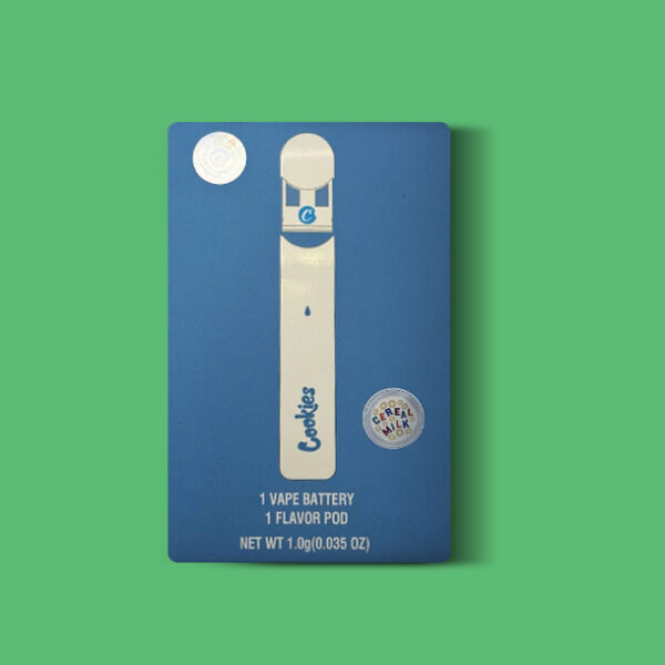 Buy THC VAPE PEN COOKIES CEREAL MILK 1 ML(Indica) (Vapes) - UK online dispensary