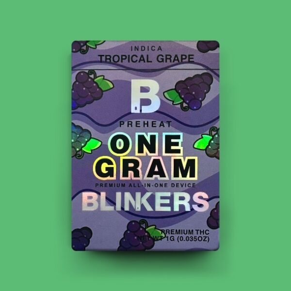 Buy THC Vape Pen ONE GRAM Tropical Grape 1 ML Indica (Vapes) - UK online dispensary