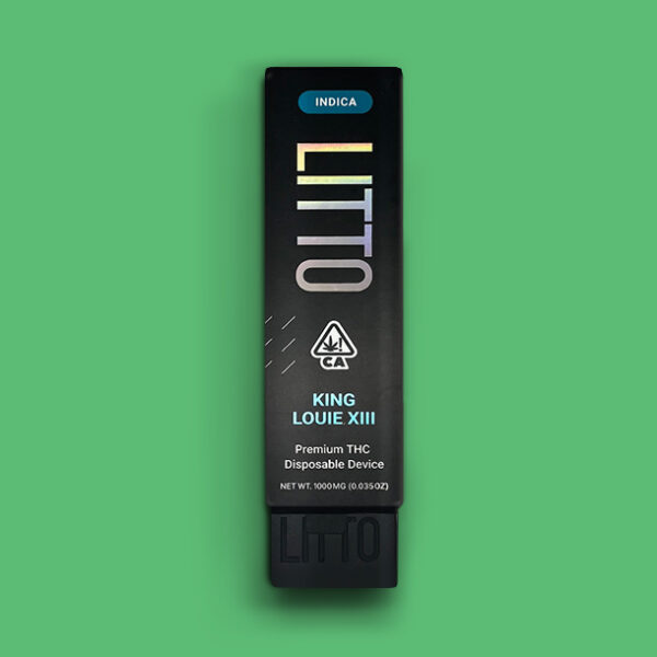 Buy THC Vape Pen LITTO KING LOUIE XIII 1 ML Indica (Vapes) - UK online dispensary